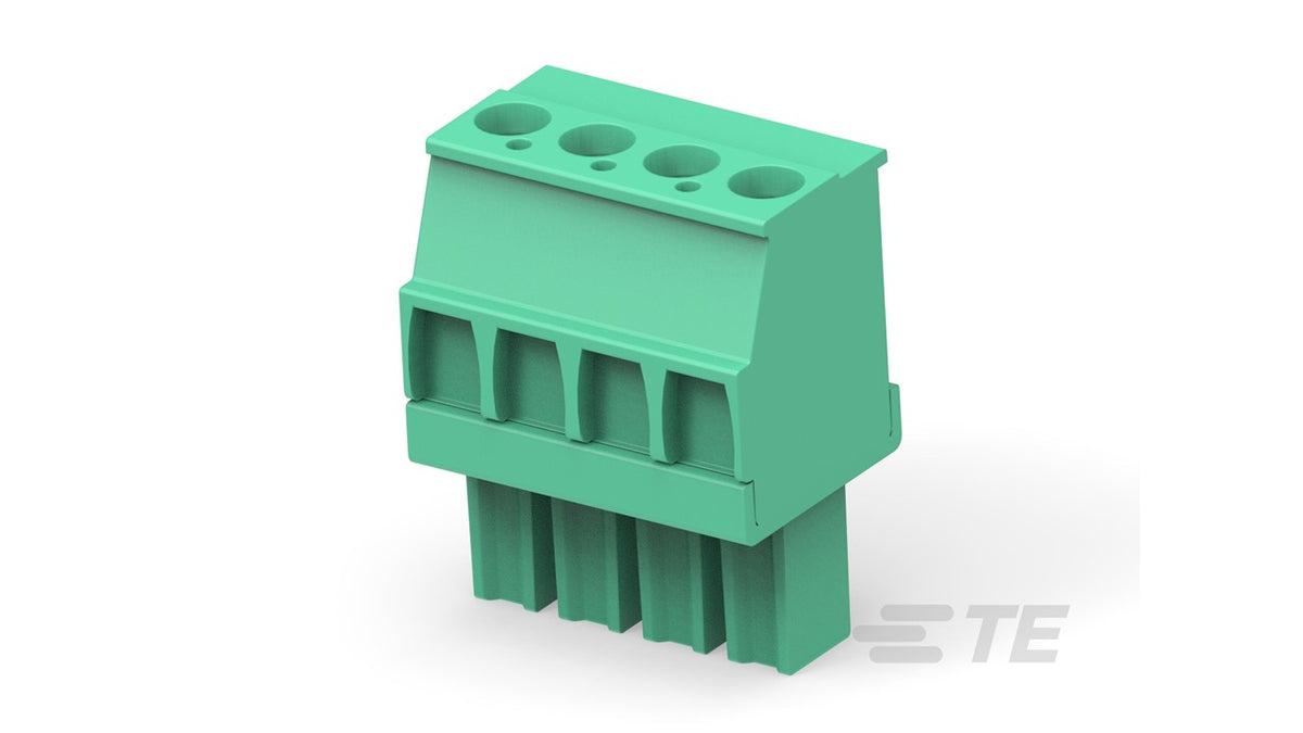 1-1986375-0 Str Plug 3.81mm Green LH 10 posn