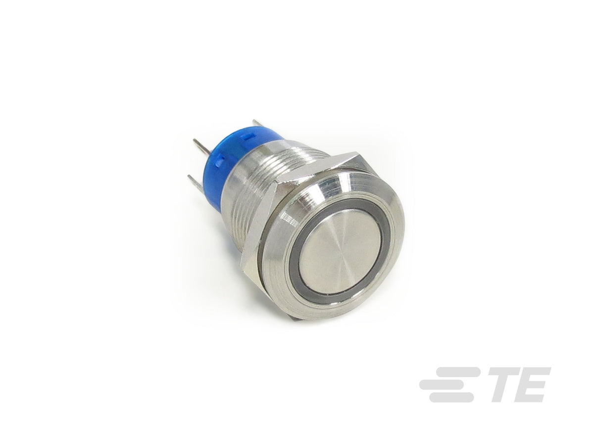 1-2213767-5 Pushbutton SW AV19 SPM 3A MOVE RING LED GREEN 24V