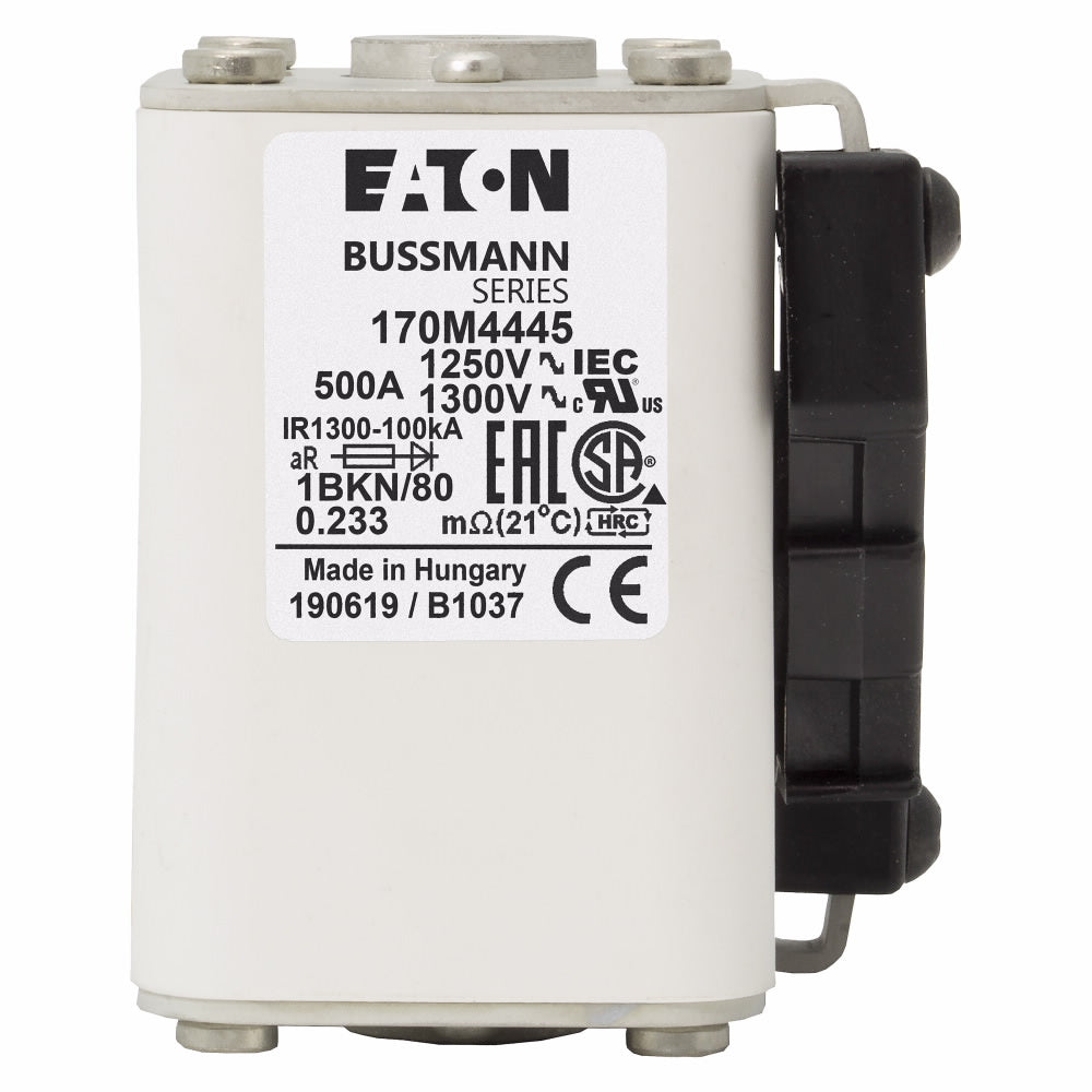 FUSE 500A 1250V 1BKN/80 AR CU