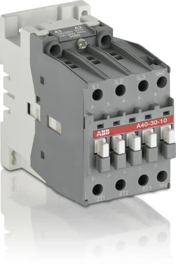 1SBL321001R8401 - 3 POLE CONTACTOR, 110V 50HZ / 110-120V 60HZ, 18.5KW (AC-3), 3NO, 1NC AUXILIARY CONTACT