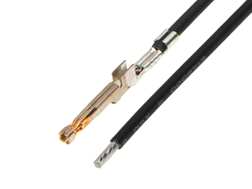 217471-1212 ULTRA-FIT F-S 150MM 18 AWG LEADS BK Au