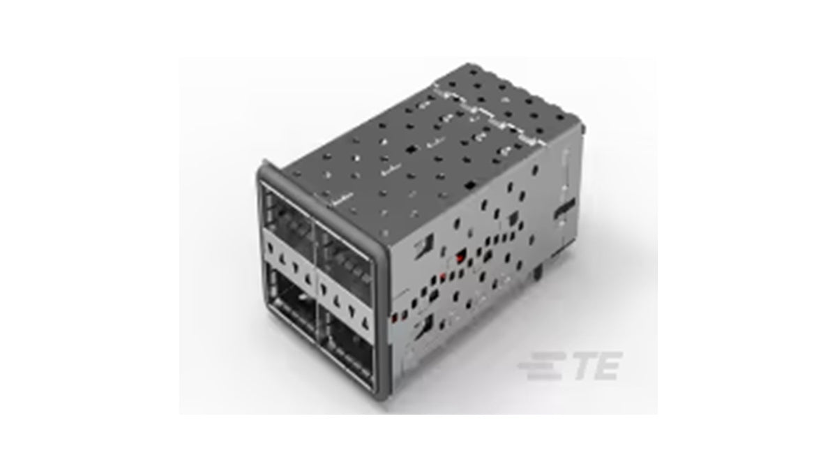 2214574-7 I/O Conn QSFP+ Assy 2x2 Gskt 4LP-All Stacked