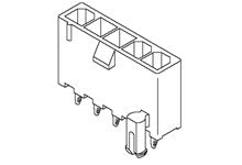 50-30-4466 MINI-FIT JR VERT HDR ASSY 4CKT V-2 TIN