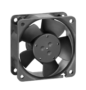 612NGMLE DC Tubeaxial Fan 60x60x25mm 12VDC