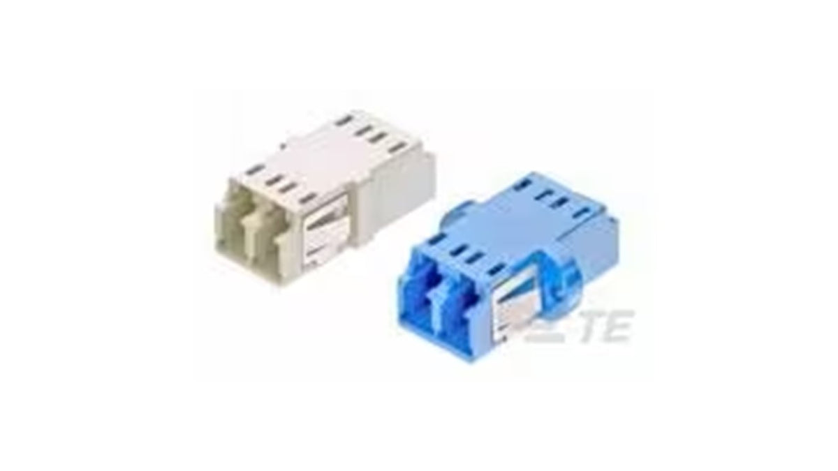6457567-2 Fiber Optic Conn ASSY ADPTR DUP LC SR BEIGE
