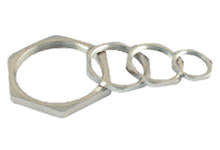 7000.6952.0 GWconnect Metal Nut, Brass, Nickel Plated, M20 Thread