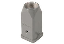 7803.6208.0 GWconnect STD - Standard, Single Lever Hood, Die-cast Aluminum, with 2 Pegs, Top Entry, Size 3A «21x21», Pg11 Thread, Grey