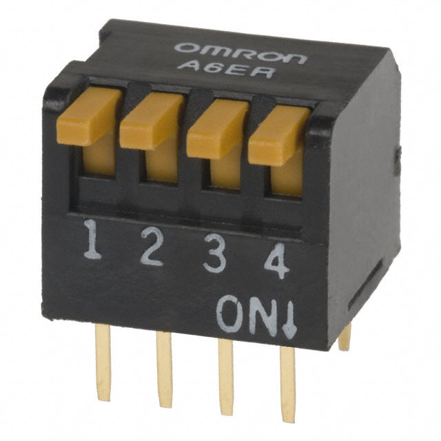 A6ER-3101 Piano Dip Switch / 1 Switches 3PST On-off