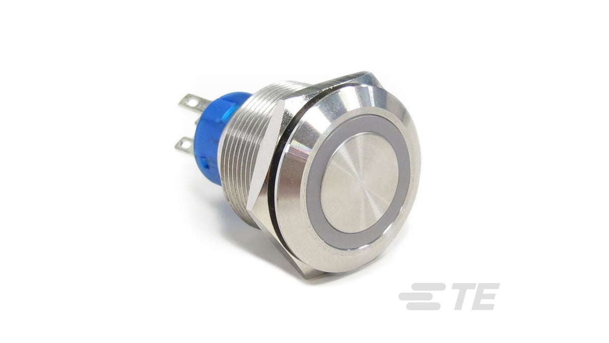 AV2221E524Q04 Pushbutton SW AV22 DPL 3A MOVE RING LED YELLOW