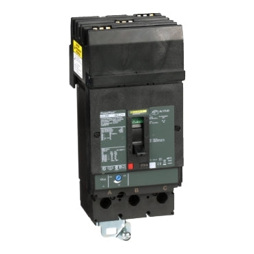 JJA36175 Circuit breaker, PowerPacT J, 175A, 3 pole, 600VAC, 25kA, I-Line, thermal magnetic, 80%, ABC