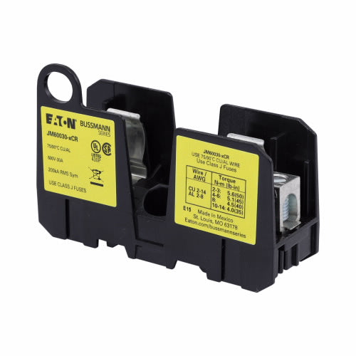 FUSE BLK CLASS J 600V30A LUG 1P (JM60030-1CR)