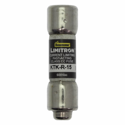 FUSE CARTRIDGE 15A 600VAC 5AG (KTK-R-15)