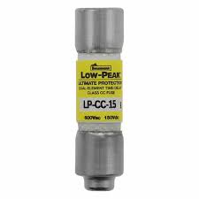 LP-CC-15 FUSE CARTRIDGE 15A 600VAC/300VDC