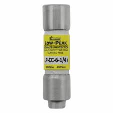LP-CC-6-1/4 FUSE CARTRIDGE 6.25A 600VAC/300VDC