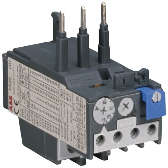 1SAZ211201R1021 - THERMAL OVERLOAD RELAY, 3 PROTECTED POLES, 1 AUX NO CONTACT, 690V INSULATED VOLTAGE