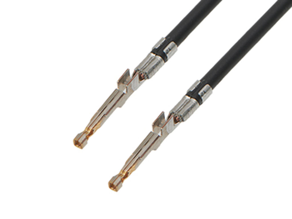 217470-1222 ULTRA-FIT F-F 150MM 16 AWG LEADS BK Au