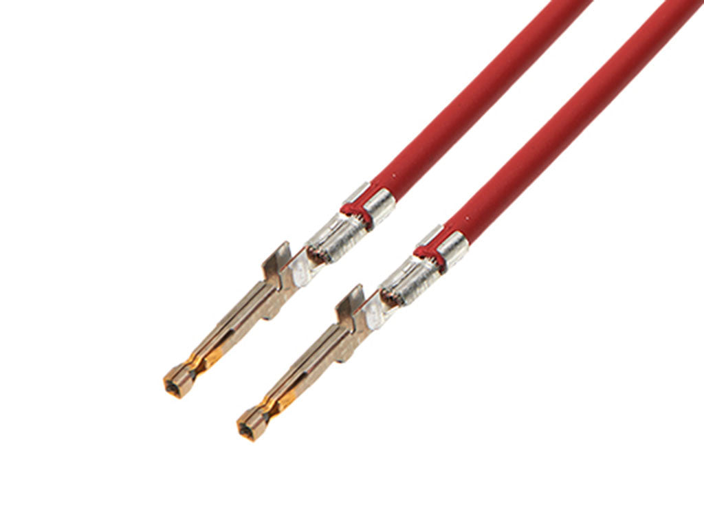 217470-2225 ULTRA-FIT F-F 450MM 16 AWG LEADS RD Au