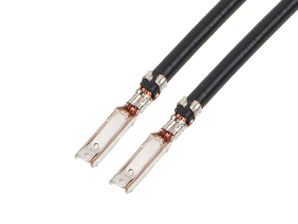 217840-1122 MIZU-P25 F-F 150MM 20 AWG LEAD UL BK Sn