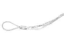 36103 Heavy Duty Wire Mesh Slack Grip Cable, Closed Mesh, Double Weave, Offset Eye, Medium Mesh Length 0.432m (17.00"), Approximate Break Strength 2494.76kg (5500 lbs)