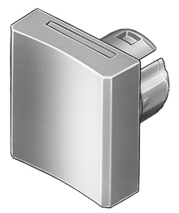 51-954.7 CAP PUSHBUTTON SQUARE CLR