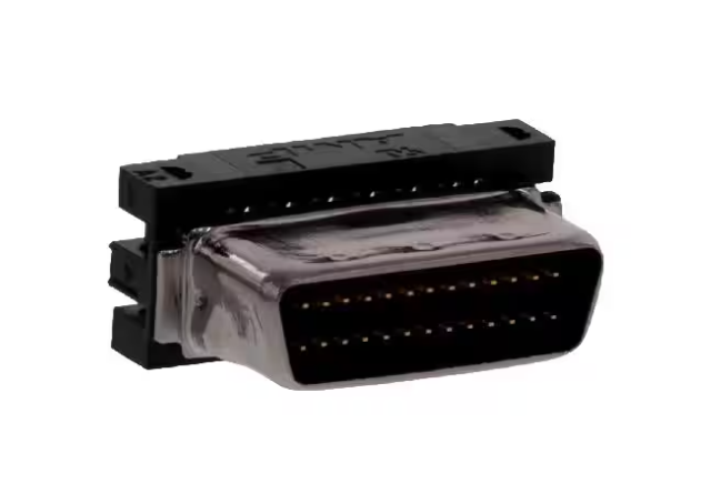 5750913-2 I/O Connectors CABLE PLUG 26P w/lacing covers blk