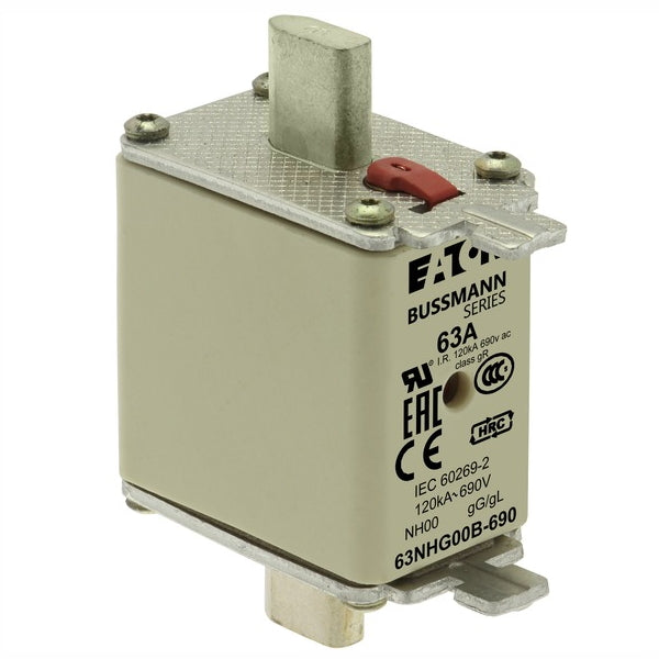 63NHG00B-690 NH FUSE 63A 690V gG SIZE 00