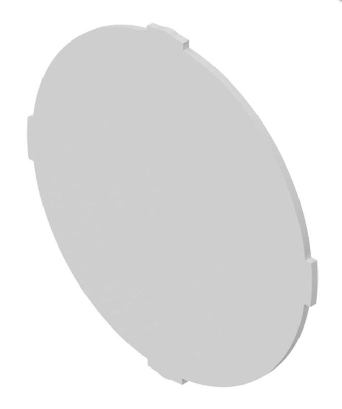 704.609.9 MARKING PLATE WHITE D29 PLASTIC