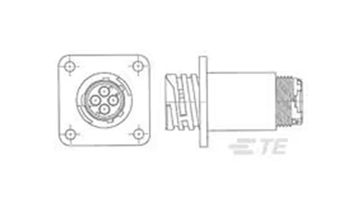 796272-1 Standard Circular Conn REC SKT 17-14 PNL SEALED