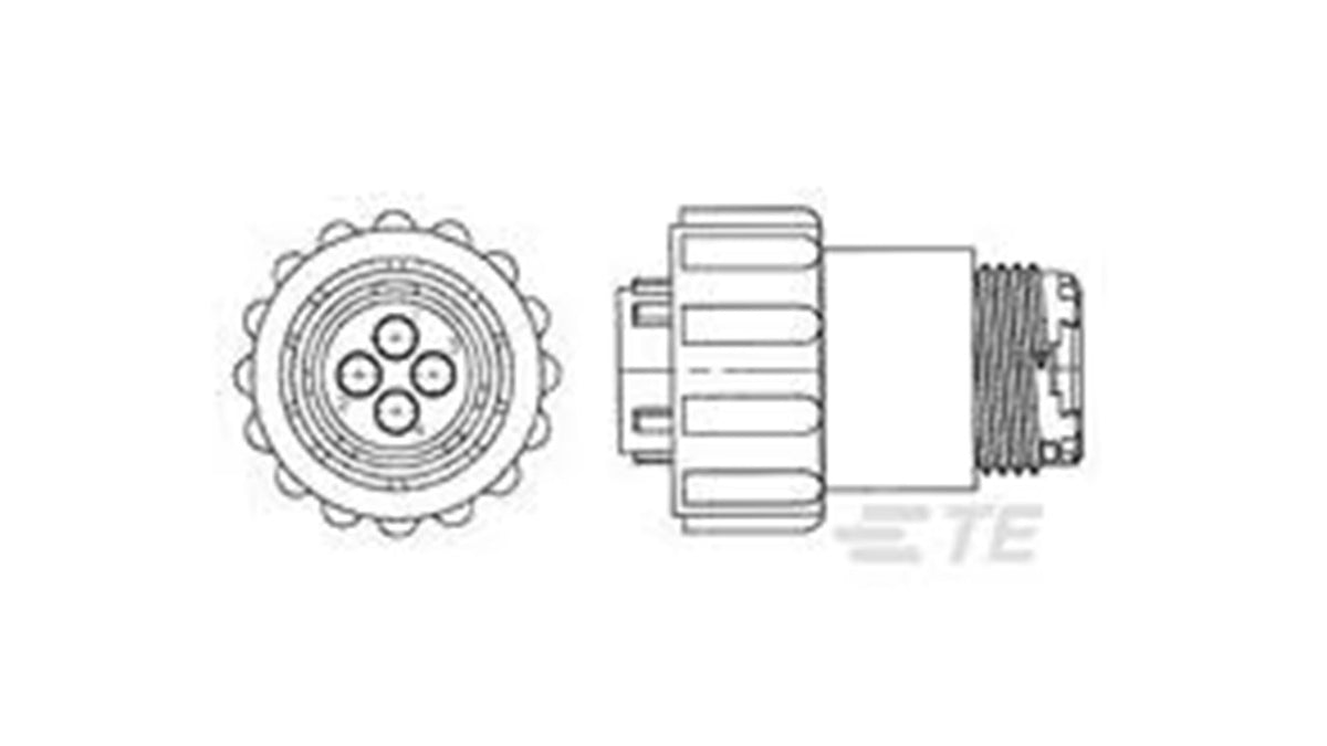 796274-1 Standard Circular Connector SLD CPC PLUG ASSY 17