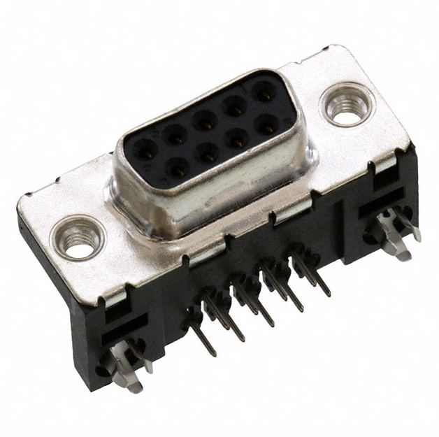 D09S33E4GL00LF D-SUB STANDARD CONN 9P RA SOCKET SOLDER SHELL