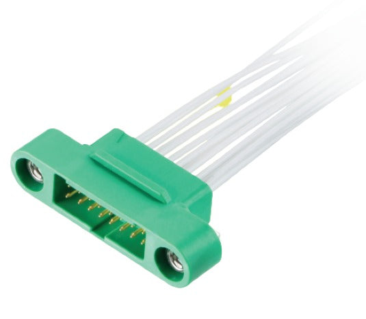 G125-MC10605M1-0150L 3+3 Pos. Male DIL 26AWG Cable Assembly 150mm sing