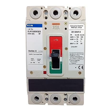 Eaton Series G complete molded case circuit breaker - GJK3250KSG