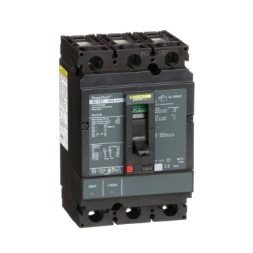 HDL36100 Molded Case Circuit Breaker , 600VAC/250VDC, 100A