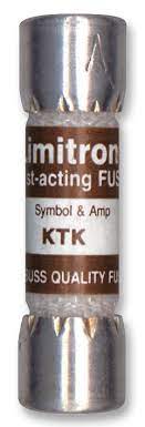 KTK-12 FUSE, CARTRIDGE, 12A, 10X38MM, FAST ACTING