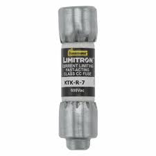 KTK-R-7 FUSE CARTRIDGE 7A 600VAC 5AG