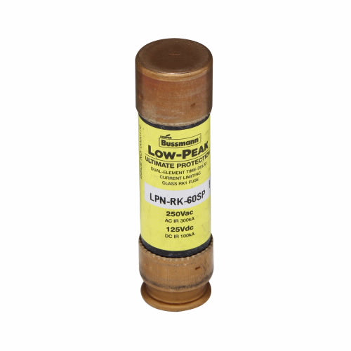 LPN-RK-60SP 60A,  250 Vac, 125 Vdc LOW PEAK DUAL ELEMENT