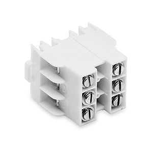 NDN63-WH CONN BARRIER STRIP 3CIRC 0.375"