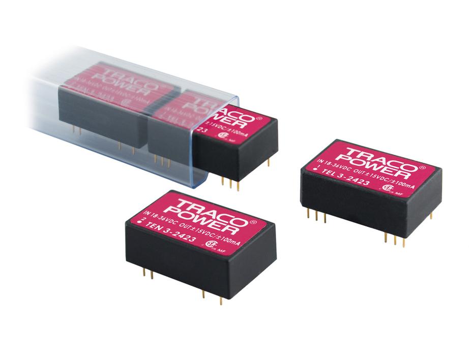 TEN 3-2422 DC DC CONVERTER +/-12V 3W