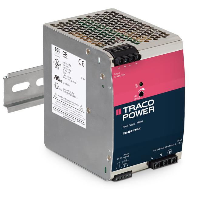 TIB 480-124EX 480 Watt AC/DC Power Supply
